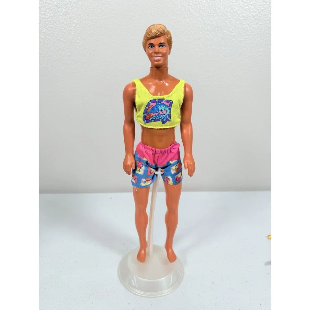 Hawaiian Fun Barbie Ken And Jazzy Summer Vintage Doll Lot Damage Read